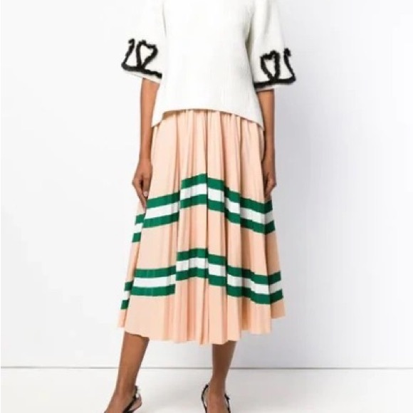 Fendi Sqiggly line heart ribbed knit sweater - Picture 5 of 14